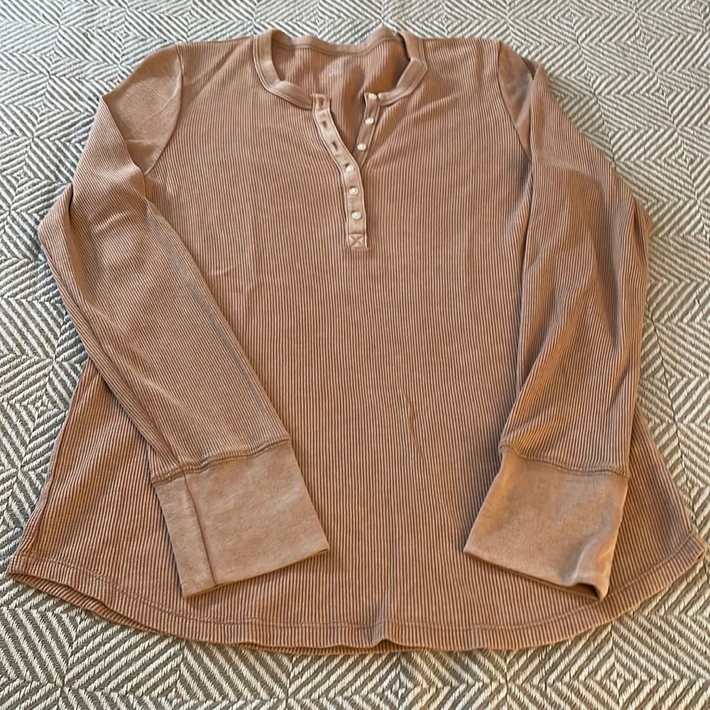 Nwot aerie Henley long sleeve tee sz XL